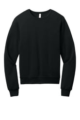 BELLA+CANVAS® Unisex Sponge Fleece Classic Crewneck Sweatshirt - Black - XS